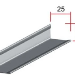 Г-образный профиль для реечного потолка Ceiling group в цвет