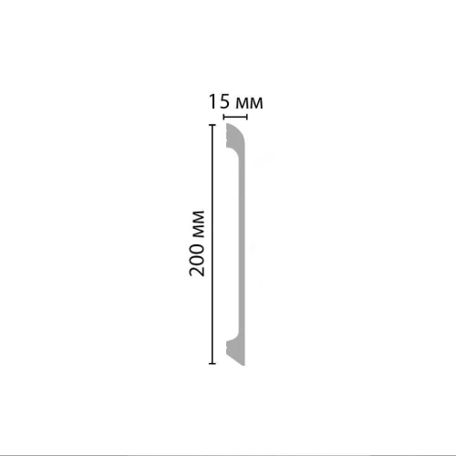 Плинтус напольный Decomaster D247