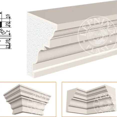 Фасадный карниз LepninaPlast КВ-300/5 на otdelka1.ru