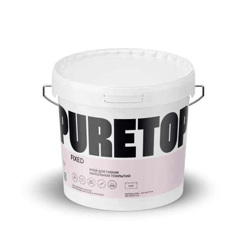 Клей для гибких напольных покрытий Puretop Fixed 17кг на otdelka1.ru
