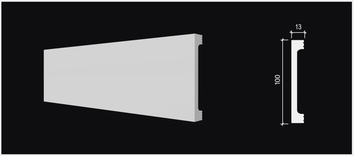 Плинтус полимерный Decor Dizayn DD709 на otdelka1.ru
