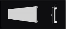 Плинтус полимерный Decor Dizayn DD709 на otdelka1.ru