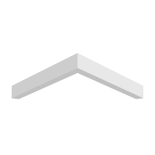 Молдинг белый Ultrawood E2E 3020p 2000х30х20 на otdelka1.ru