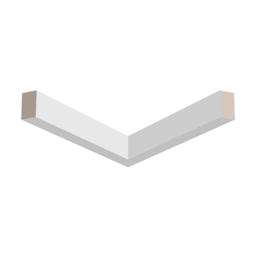 Молдинг белый Ultrawood E2E 3020p 2000х30х20 на otdelka1.ru