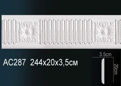 Молдинг с рисунком Perfect / Перфект AC287 на otdelka1.ru