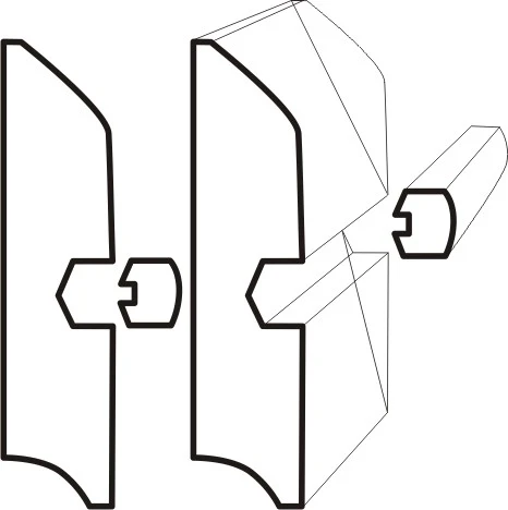 Плинтус массивный Паркетофф / Parketoff Дуб беленый на otdelka1.ru