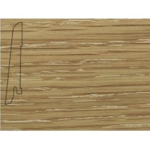 Плинтус шпонированный Педрос / Pedross Дуб затертый 80 х 16 мм на otdelka1.ru