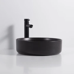 Раковина Royce Нера RCW-142701BL накладная, черная мат