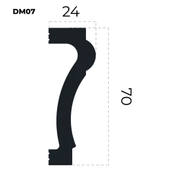 Молдинг ПРАЙМДЕКОР HDXPS DM07