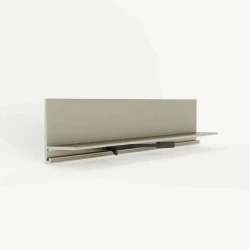 Микроплинтус Laconistiq L Max Светлый Шампань анодированный