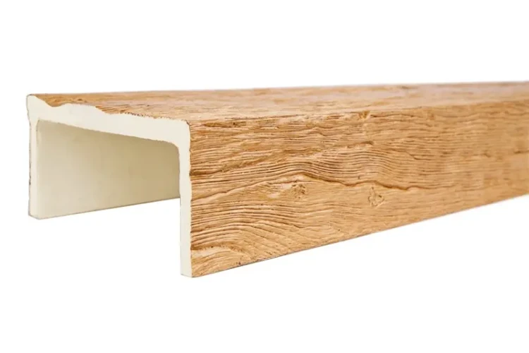 Балка Уникс СС3 из полиуретана Орех на otdelka1.ru