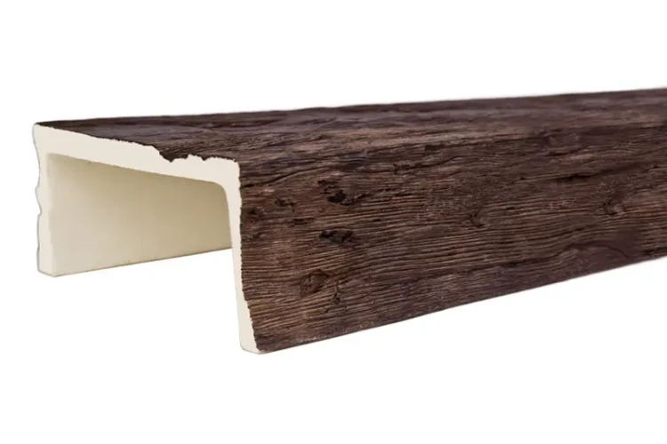 Балка Уникс СС3 из полиуретана Тёмный дуб на otdelka1.ru