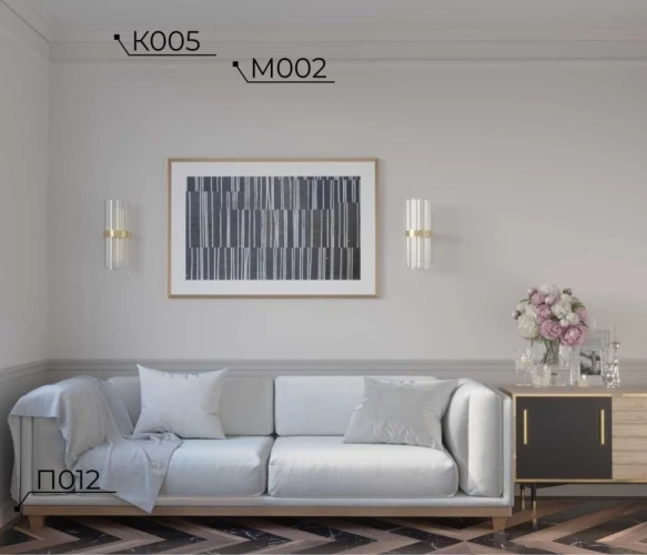 Молдинг Cosca MX002 40х17 экополимер на Otdelka1.ru