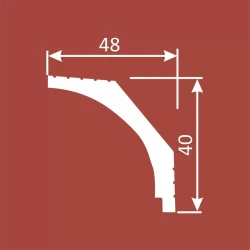 Карниз Cosca KX018 40х48 экополимер