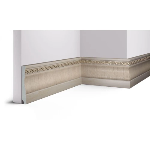 Багет Cosca Плинтус 95 дуб беленый 153-6