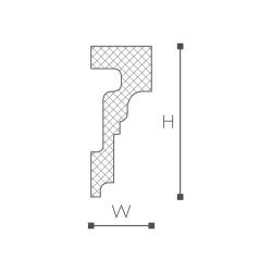 WL4 молдинг Wallstyl NMC 100х40х2000 мм