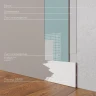 Плинтус полимерный Decor Dizayn DD710 на Otdelka1.ru