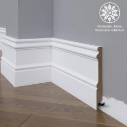 Плинтус МДФ Madest Decor эмаль белый 17-136-16