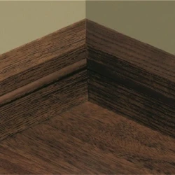 Плинтус массивный Паркетофф / Parketoff Дуб брашированный венге