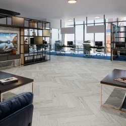 Кварц-виниловая плитка Damy Floor London клеевая Йорк