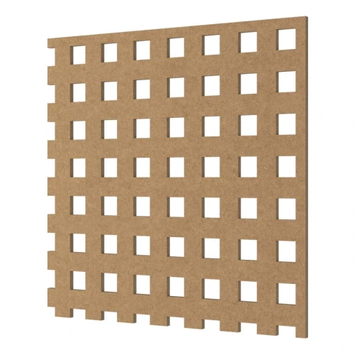 Перфорированная панель Cosca Квадро 10-20 780х1400мм ХДФ