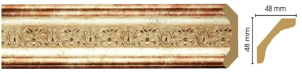 Карниз потолочный Decomaster 167-127 на otdelka1.ru