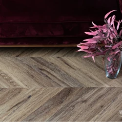 Кварц-виниловая плитка Винилам / Vinilam Chevron Glue I107516 Шеврон Лувр