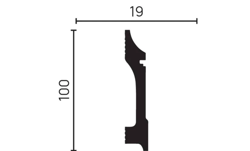Плинтус полимерный Decor Dizayn DD711 на otdelka1.ru