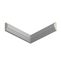 Молдинг белый Ultrawood U 0003p 2000x12x25