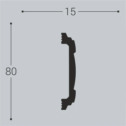 Молдинг bello deco XPS М8 80x15 на Otdelka1.ru