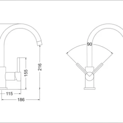 Смеситель Oulin OL-8006