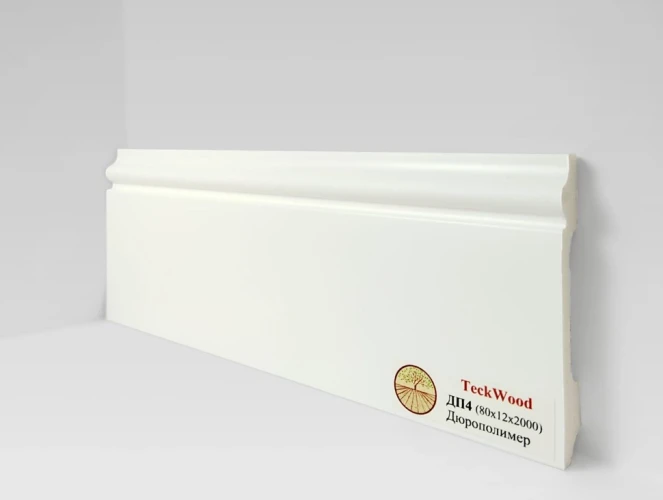 Дюрополимерный плинтус Teckwood ДП4 на Otdelka1.ru