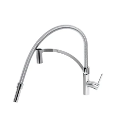 Смеситель Royce Уют RCM-120801CR для кухни, с гибким изливом, хром