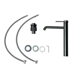Смеситель Royce Оззи RCM-120402GR для раковины, серый
