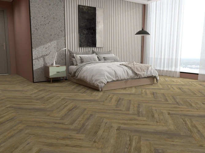 Кварц-виниловый ламинат Offwood Herringbone Корсика на otdelka1.ru