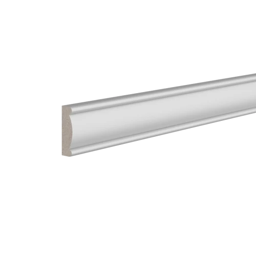 Молдинг белый Ultrawood U 0006p 2000х30х9 на Otdelka1.ru