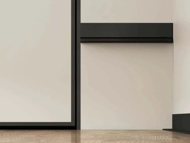 Микроплинтус Laconistiq L Max Черный анодированный на otdelka1.ru