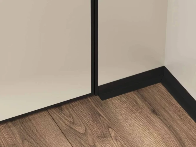 Микроплинтус Laconistiq L Max Черный анодированный на otdelka1.ru