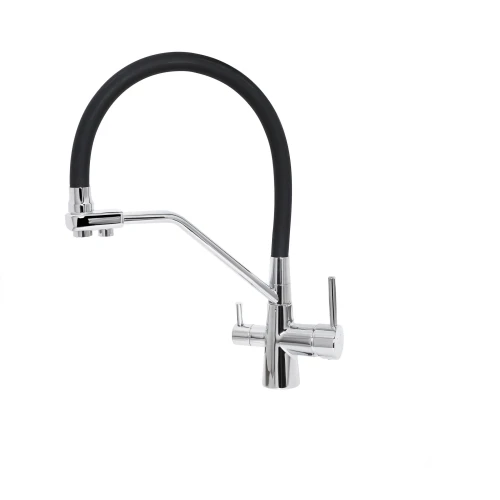 Смеситель Royce Ирис RCM-120901CR для кухни, с каналом для питьевой воды, хром на Otdelka1.ru