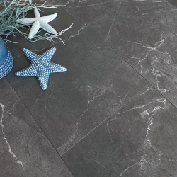 Кварцевый ламинат MSPC Stone Floor Мрамор Графитовый