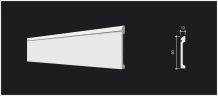 Плинтус полимерный Decor Dizayn DD715 на otdelka1.ru