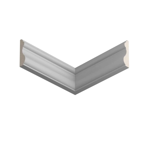 Молдинг белый Ultrawood U 0009p 2000х55х15 на Otdelka1.ru