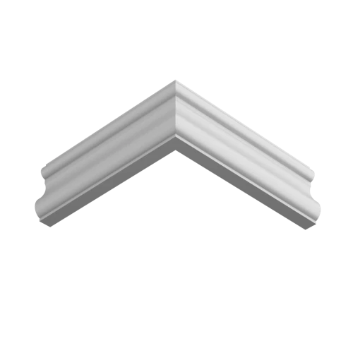 Молдинг белый Ultrawood U 0009p 2000х55х15 на Otdelka1.ru