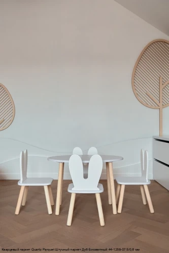 Кварцевый паркет Quartz Parquet Штучный паркет 5/06 мм 44-1258-07 Дуб Бисквитный на otdelka1.ru