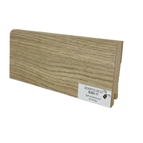 Плинтус МДФ Деартио / Deartio B302-11 Дуб натуральный