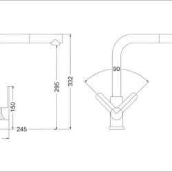 Смеситель Oulin OL-8607S