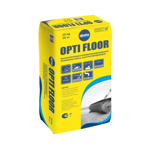 Наливной пол Kesto Opti Floor 25кг на Otdelka1.ru