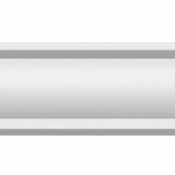 Плинтус потолочный Decomaster D132-115 белый