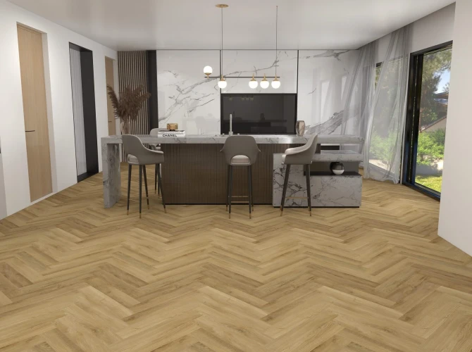 Кварц-виниловый ламинат Offwood Herringbone Патагония на otdelka1.ru