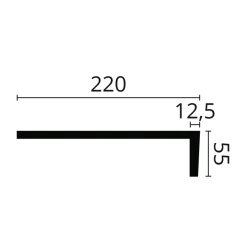 WS1 профиль Wallstyl NMC 55х220х2400 мм